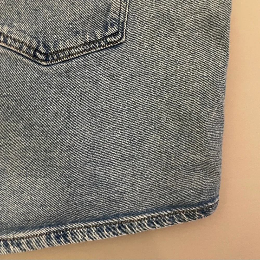 Reitmans Light Blue Denim Mini Skirt Elastic Waist – Size 18/20 Like New - Picture 12 of 16